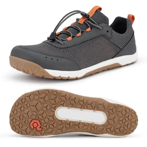 Pulltop men's dark gray amphibious sneakers with a self-draining sole.