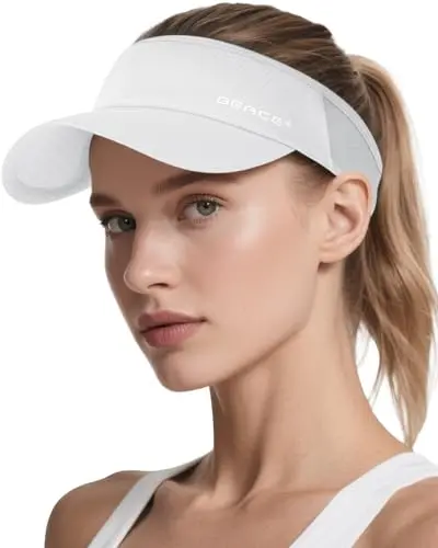 BEACE Lightweight Sports Sun Visor in White