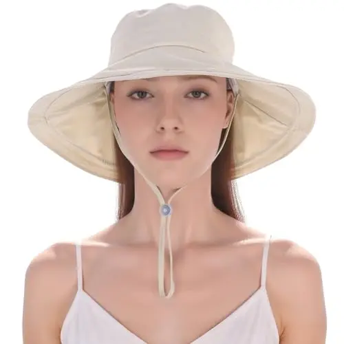 EINSKEY Women's Waterproof Sun Hat with extra-wide brim