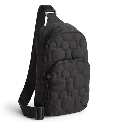 Vera Bradley Disney Featherweight Lorman Sling Backpack in Moonless Night color