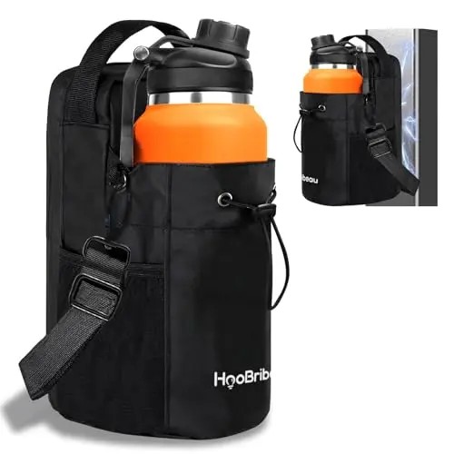 HooBribeau magnetic gym bag demonstrating attachment to a metal surface