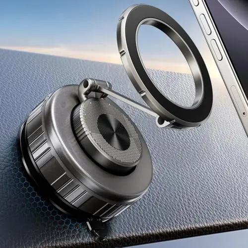 UBeesize vacuum magnetic car phone holder with 360 rotation.