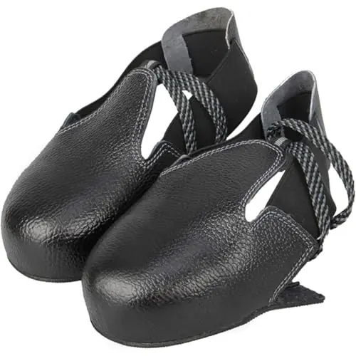 Generic steel and leather anti-smash roofing boots
