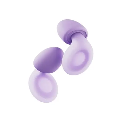 Loop Dream lilac colored earplugs with foam-silicone tips