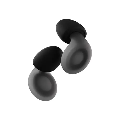 Loop Dream black silicone and memory foam earplugs in a case