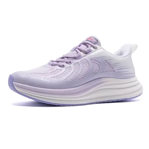 Women's light purple orthopedic tennis shoe for recovery