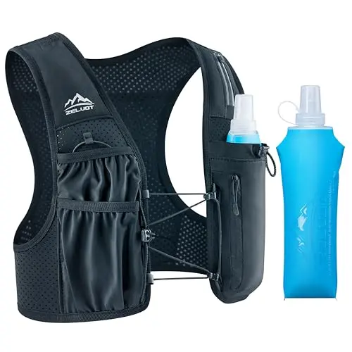 Zelvot adjustable running hydration vest for big guys