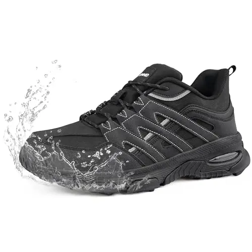 Women's waterproof hiking shoes with arch support and wide toe box