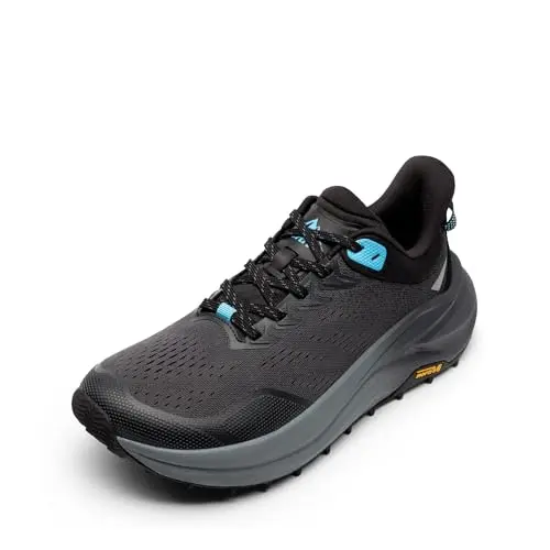 NORTIV 8 men's wide toe box trail running shoes with contrasting colors