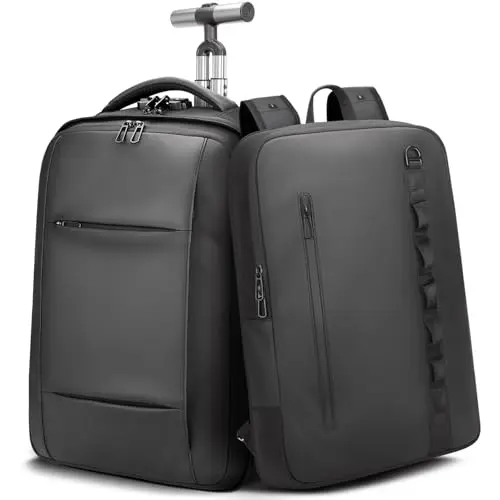 SWICKY RICOOI 2-in-1 detachable rolling backpack showing main bag and separate daypack