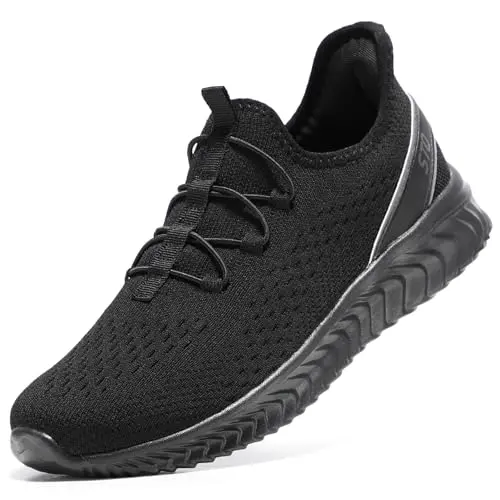 STQ women's knit slip-on sneakers with orthopedic support for walking