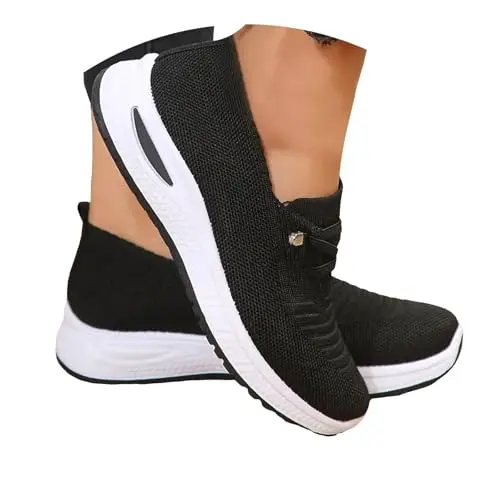 Women's lightweight mesh orthopedic sneakers with arch support
