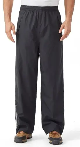 EIGIOO Men's Packable Rain Overpants for outdoor work