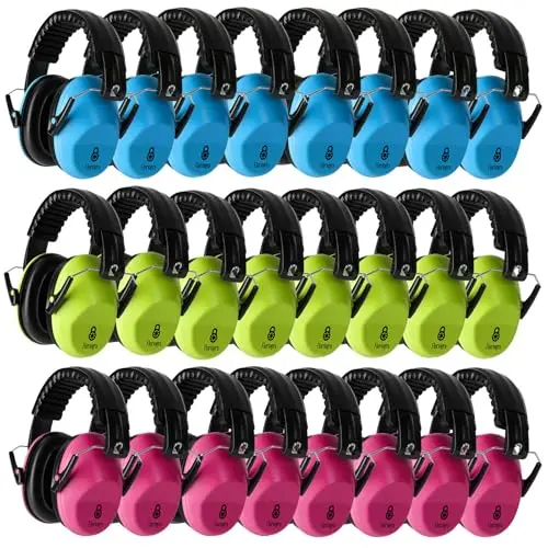 Floriogra bulk pack of kids noise canceling headphones in multi-colors
