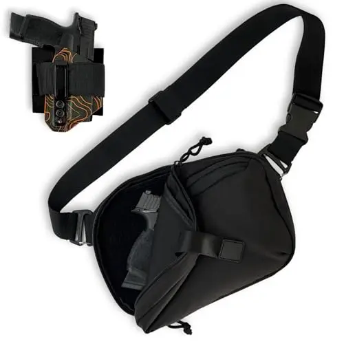 Void Supply Co. low-profile tactical sling bag with dual pull tabs